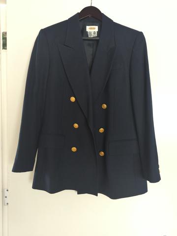Wool navy blazer