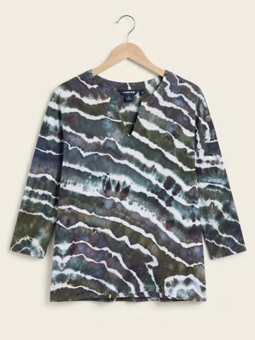 Ice Dyed Lands End Top