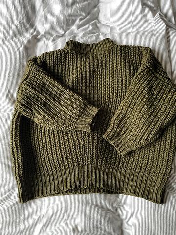 babaà no 13 wool jumper in Alga