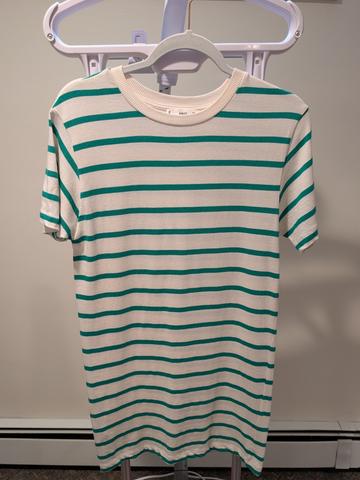 New England nautical summer shirt dress