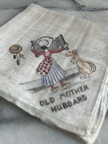 silk nursery rhyme handkerchief