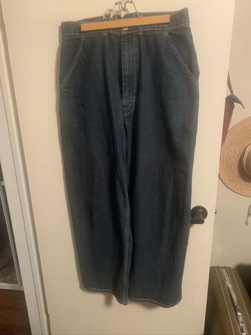 lace back jeans