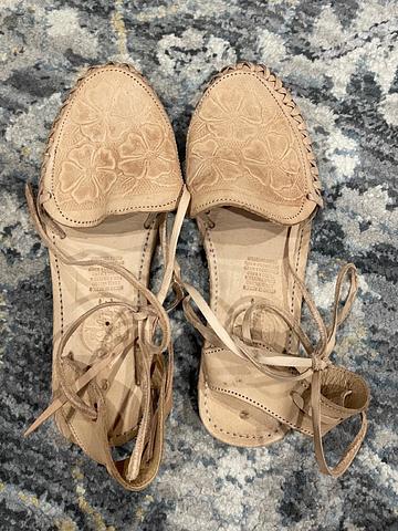 Wrap around sandals