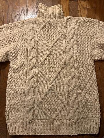Fisherman Cable Knit Sweater
