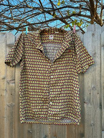 Flannel cactus button down