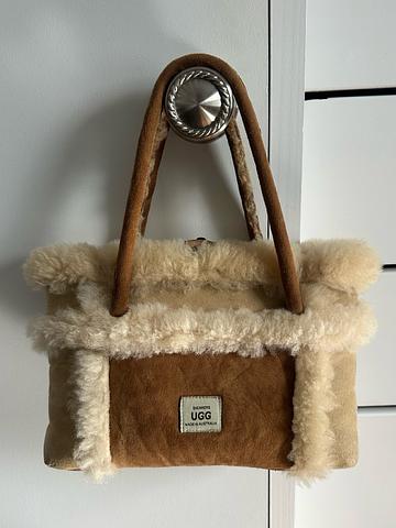 Shearling purse