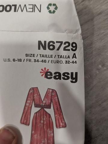 sewing pattern