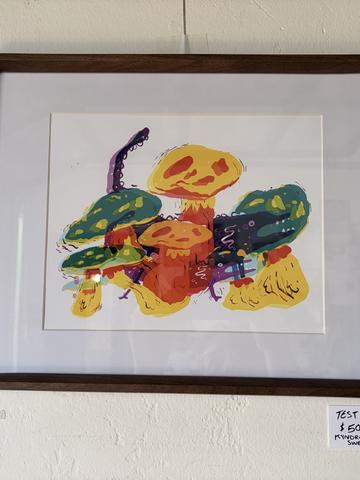 Riso toad test print “super riso toad”