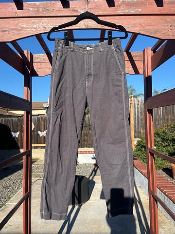 Linen & cotton trousers dyed by Suay