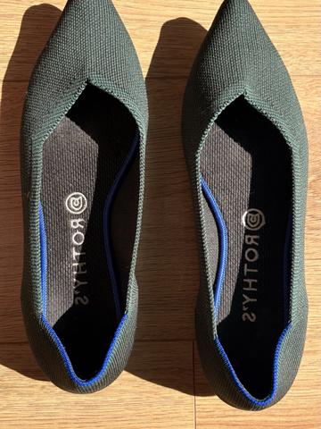 Rothy’s Forest Green Flats