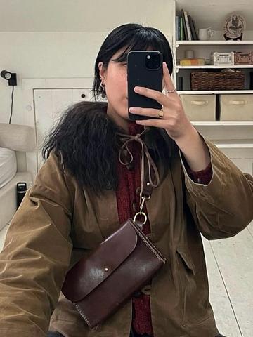 Sheepskin collar