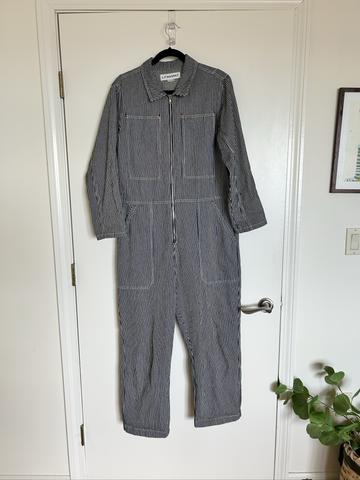 “Train conductor” jumpsuit