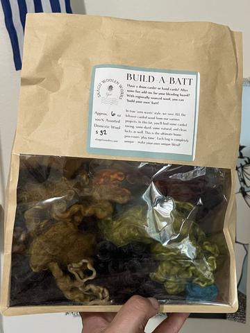 Cleaned and Dyed Locks from Skagit Woolen Mills