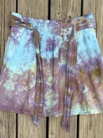 Ice Dyed Old Navy Cotton Mini Skirt