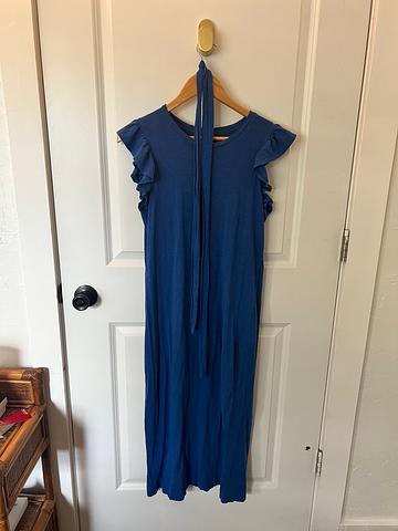 Toni Ruffle Column Dress