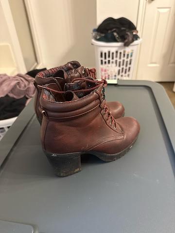 Call It Spring Platform Plaid Red Boots