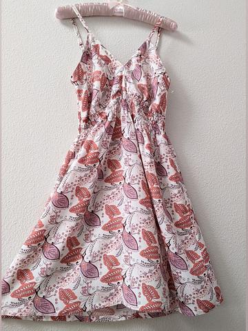 Hawaiian paisley smocked dress