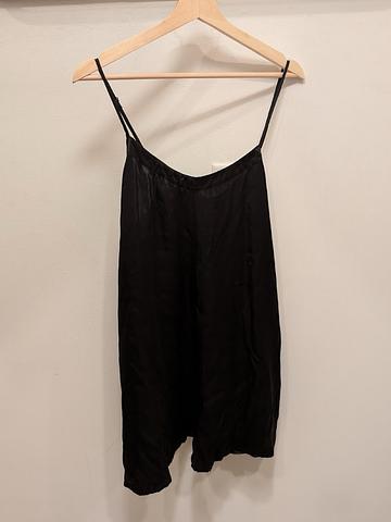Ali Golden Silk Satin Romper