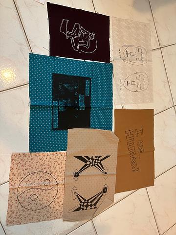 Silkscreened patches