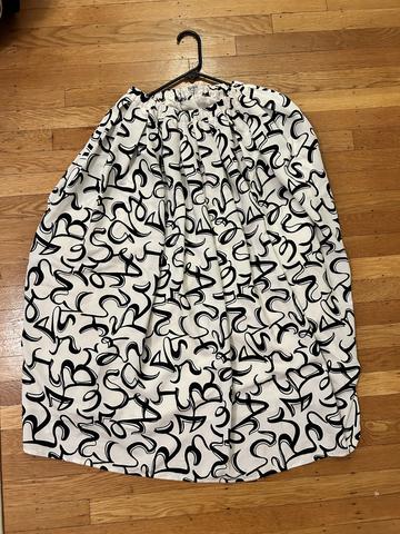 Print maxi skirt