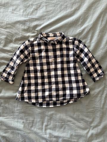 Gingham tunic