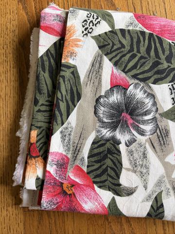 Vintage Floral Fabric