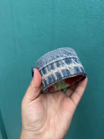 Denim cuff