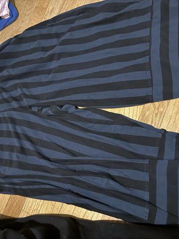 Striped barrel pants