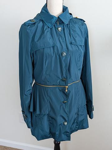 Peplum Raincoat