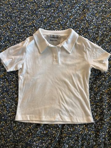 pointelle polo