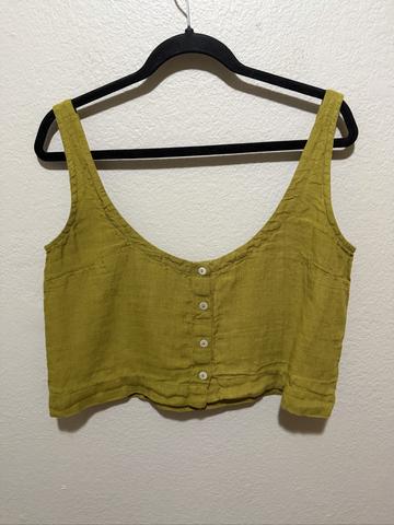 Organic Linen Crop Top