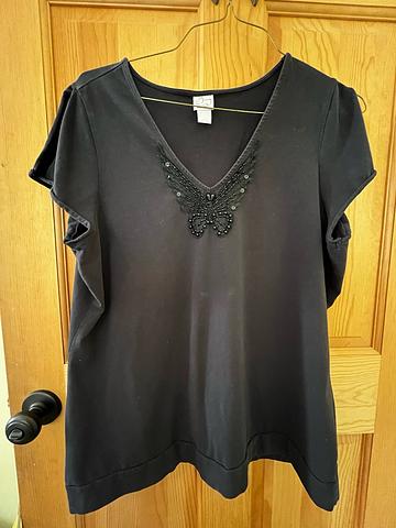 Stretch butterfly top