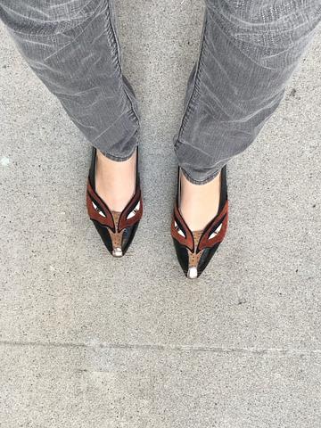 Enzo of Roma whimsical animal flats