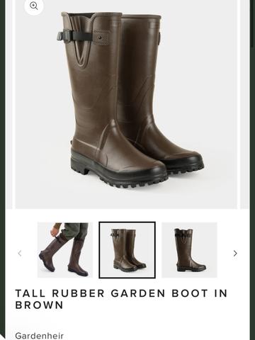 Tall Rubber Garden Boot Wellington