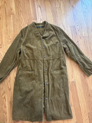 Cord coat