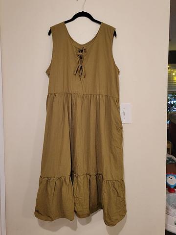 Green Birdie Dress