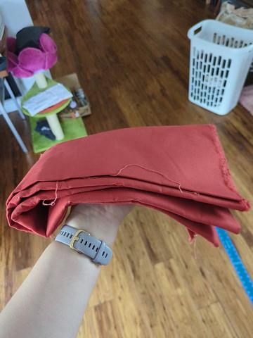 Red canvas
