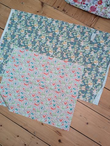 Woodland animal cotton x2