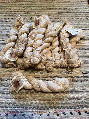 15 skeins of organic cotton yarn