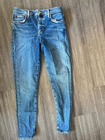 Pinch waist jeans