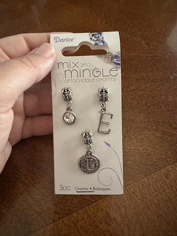 Metal Letter Charms