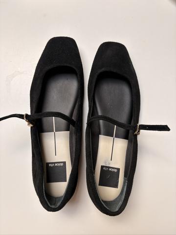 Leather Mary Jane Flats