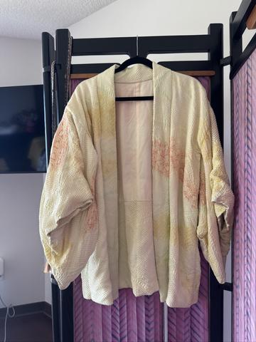 Silk Kimono Haori Jacket