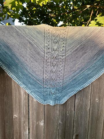 Faded Lace Shawl