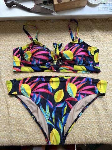 Lemon themed bikini