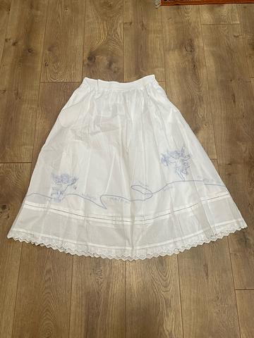 NWT White Cotton Skirt