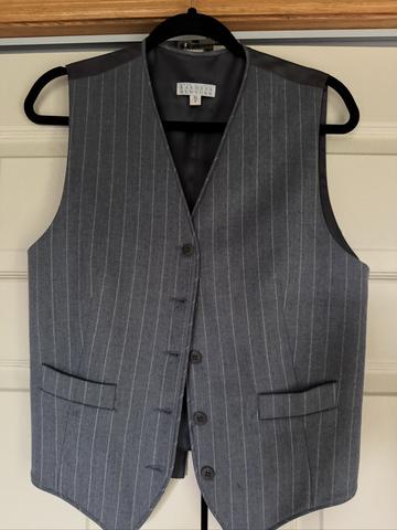 Blue gray vest