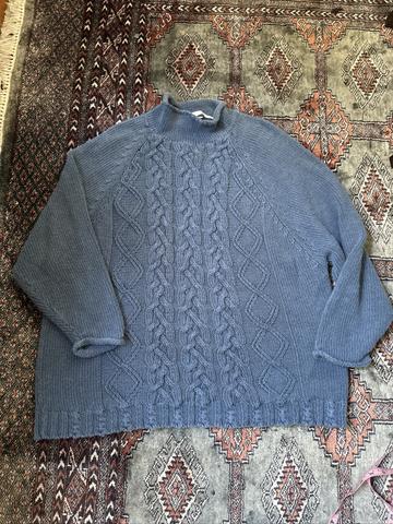 The cable knit sweater