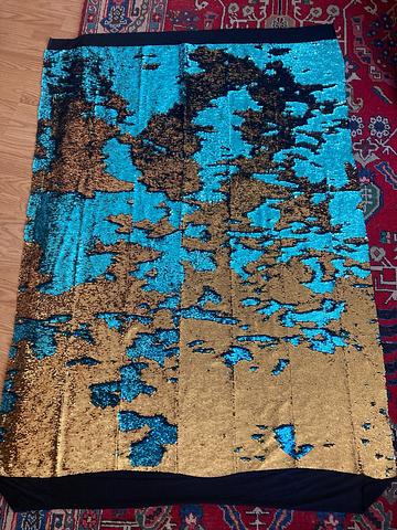 Sequined yardage