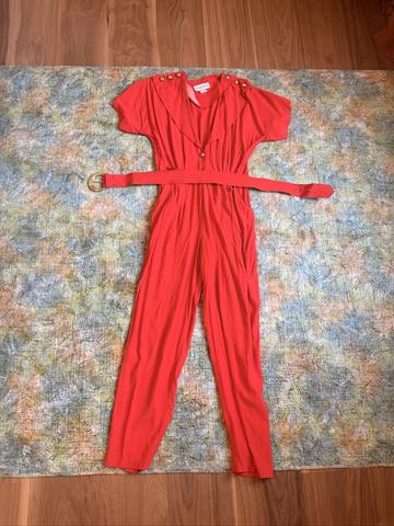 80s Orange Jumpsuit